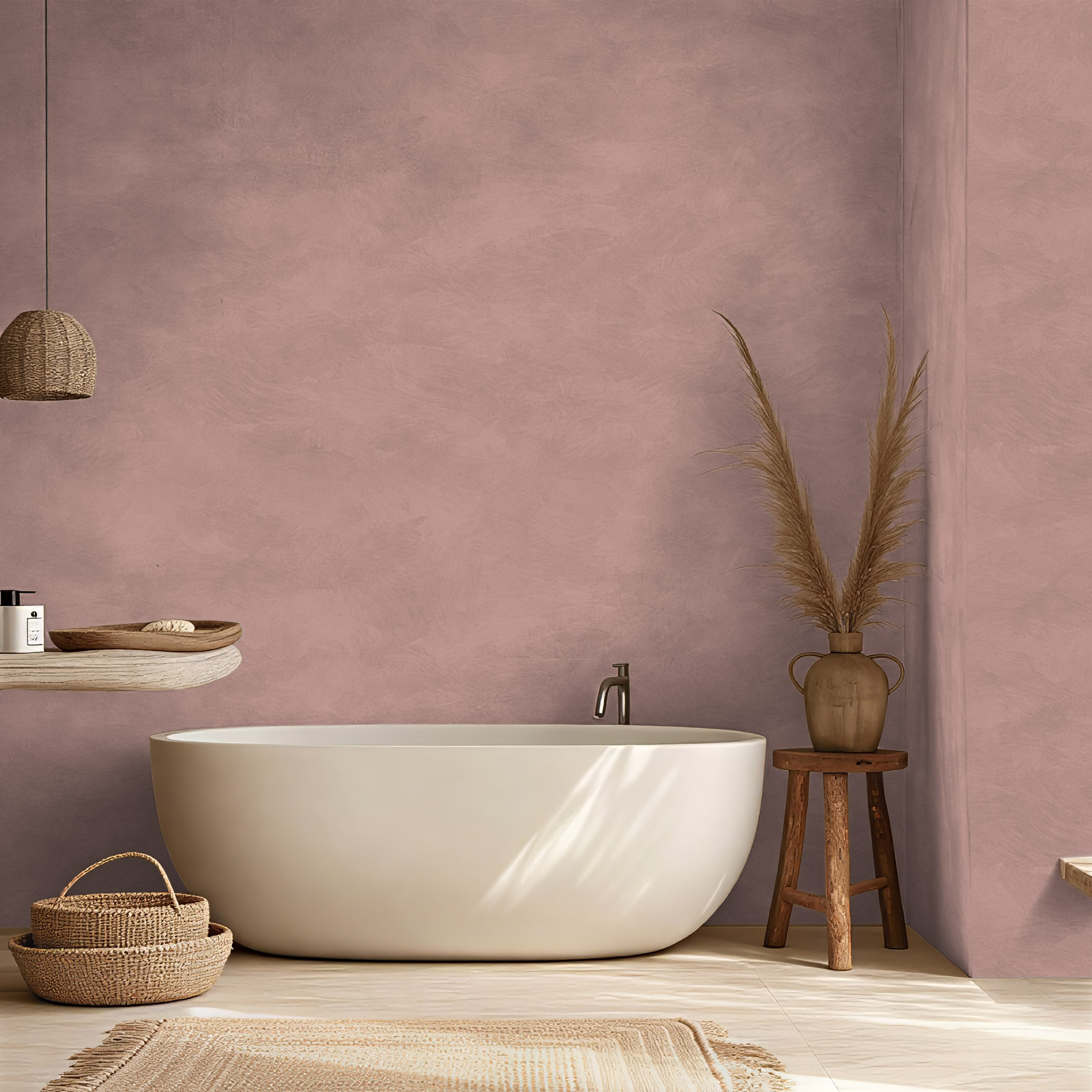 Lava Verf Blush Badkamer