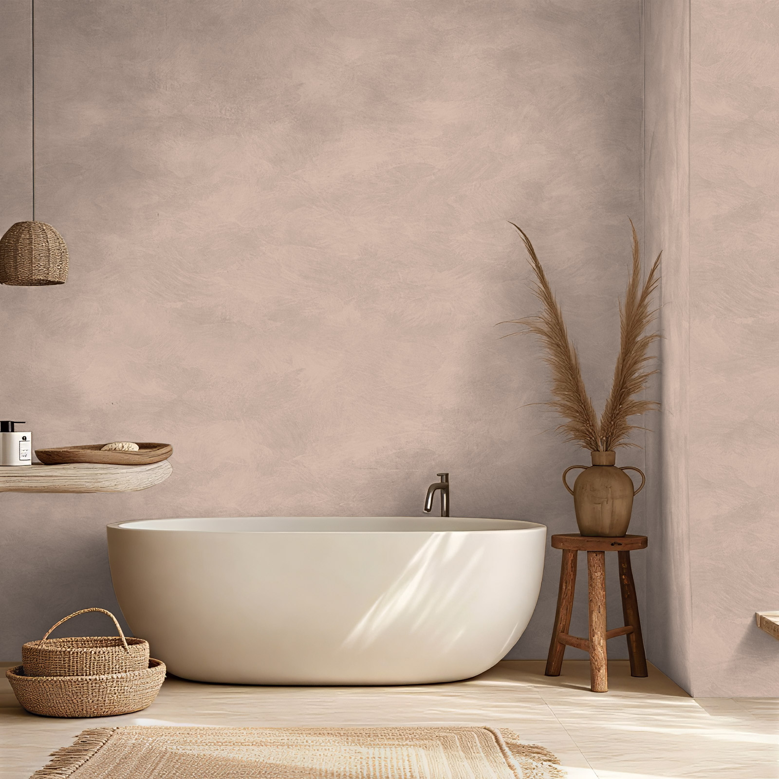 Lava Verf Champagne Badkamer