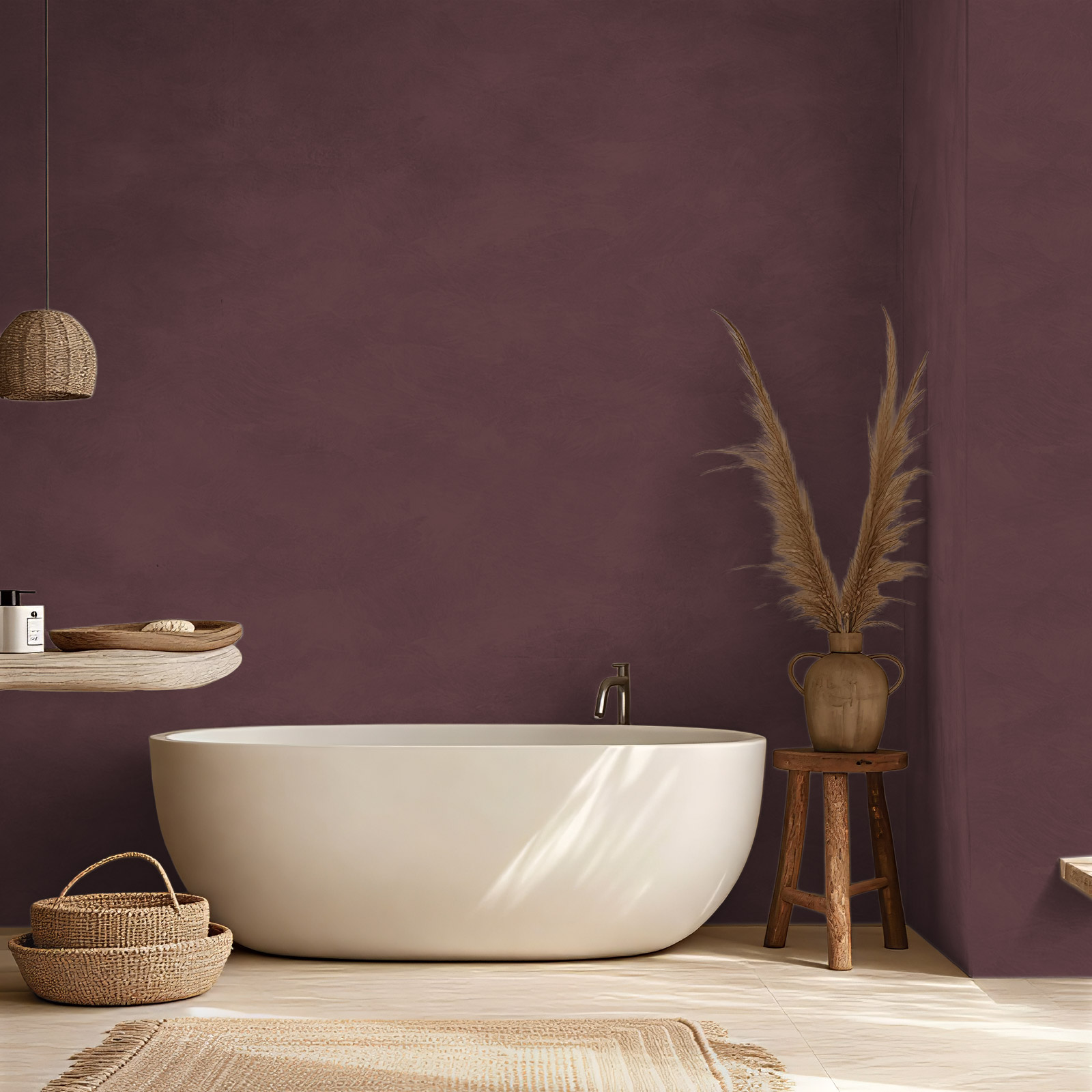 Lava Verf Plum Badkamer