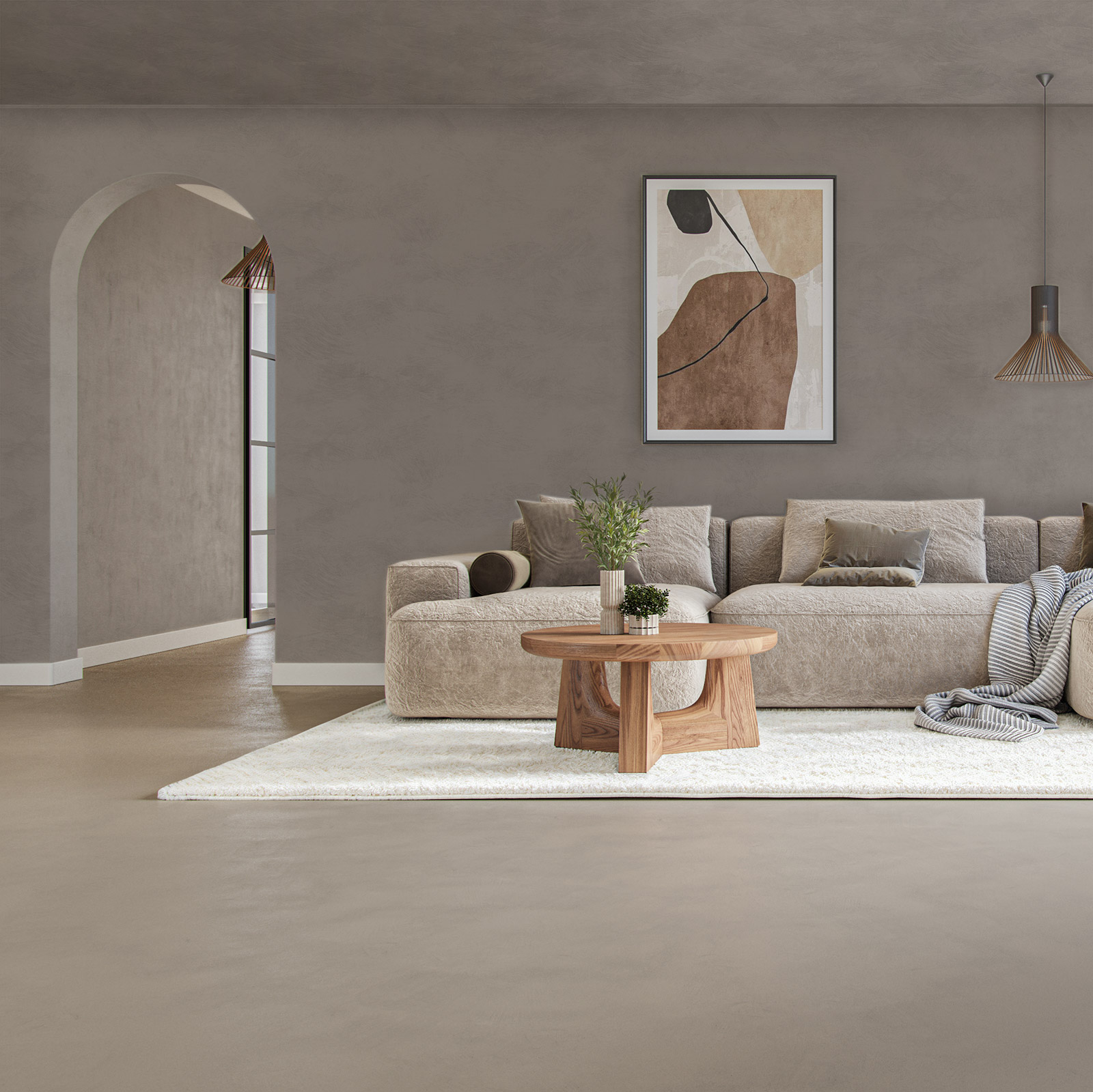 Lava Verf Flame Woonkamer