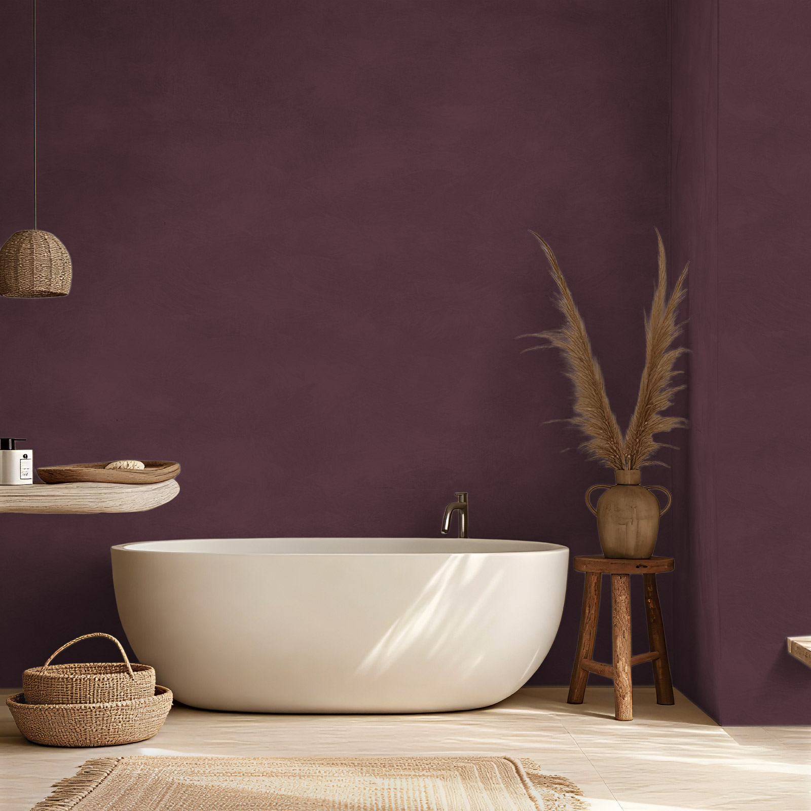 Lava Verf Red Clay Badkamer