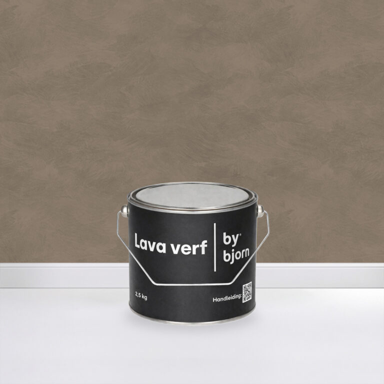 Lava Verf Mud Brown 2,5kg Emmer