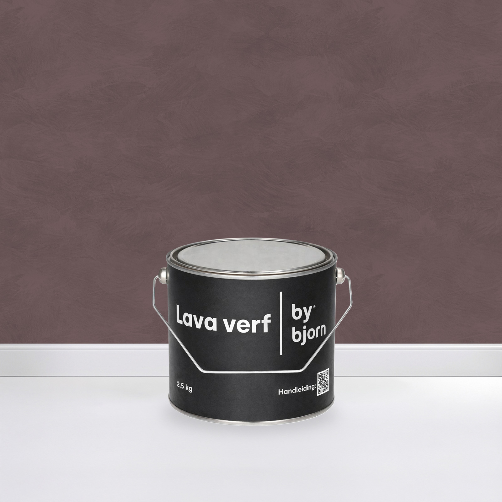 Lava Verf Plum 2,5kg Emmer